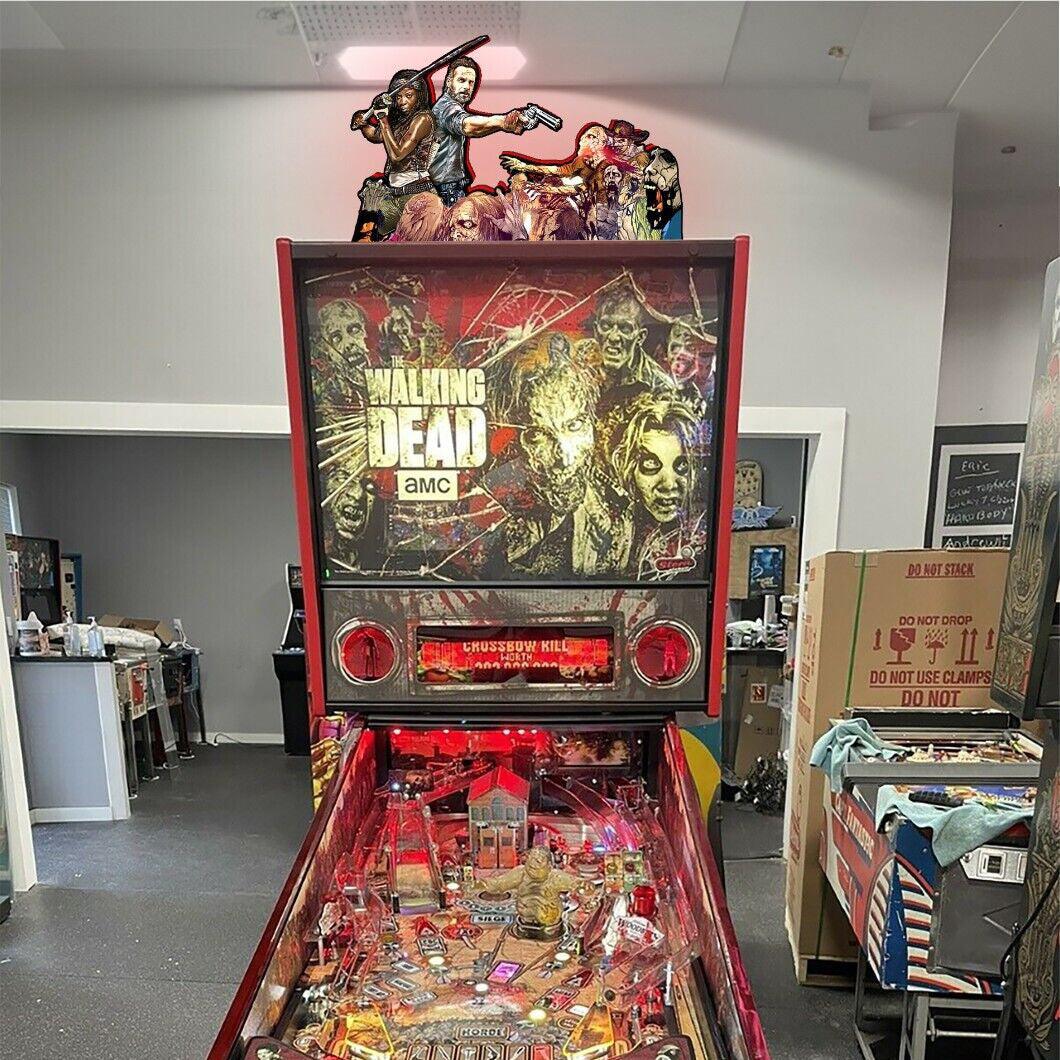 Rare Walking Dead Pinball Top LED Light Box | Collector's Dream | Survive