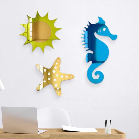 Seahorse Wall Mirror - FYLZGO Signs