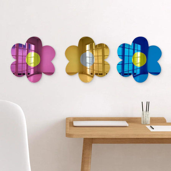 Flower Mirror Art Decor - FYLZGO Signs