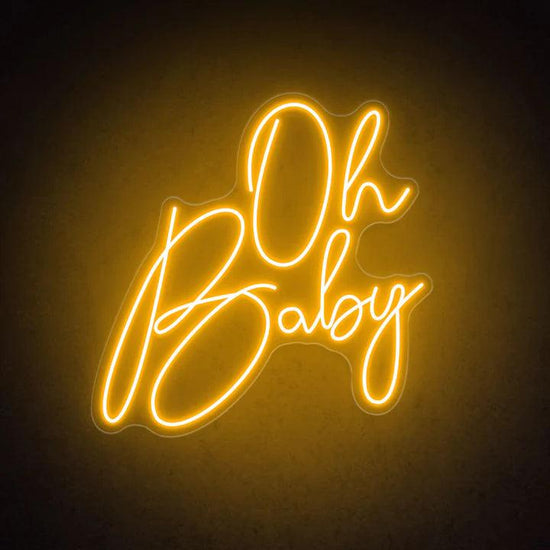 Oh Baby Wedding Neon Sign - FYLZGO Signs