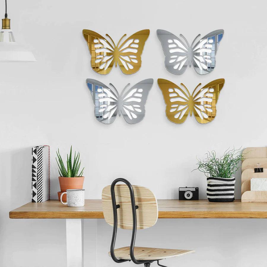 Butterfly Mirror Art Decor - FYLZGO Signs