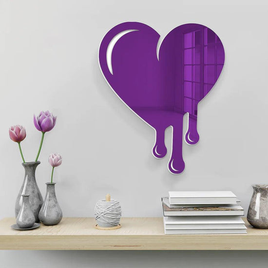 Melting Heart Mirror - FYLZGO Signs