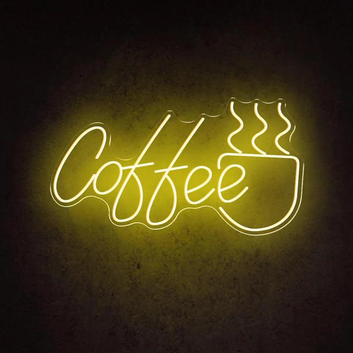 Hot Coffee Business Neon Sign - FYLZGO Signs