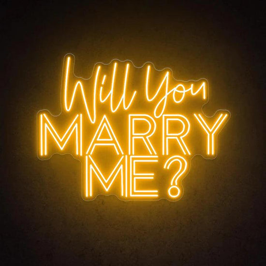 Will You Marry Me? Neon Sign - FYLZGO Signs