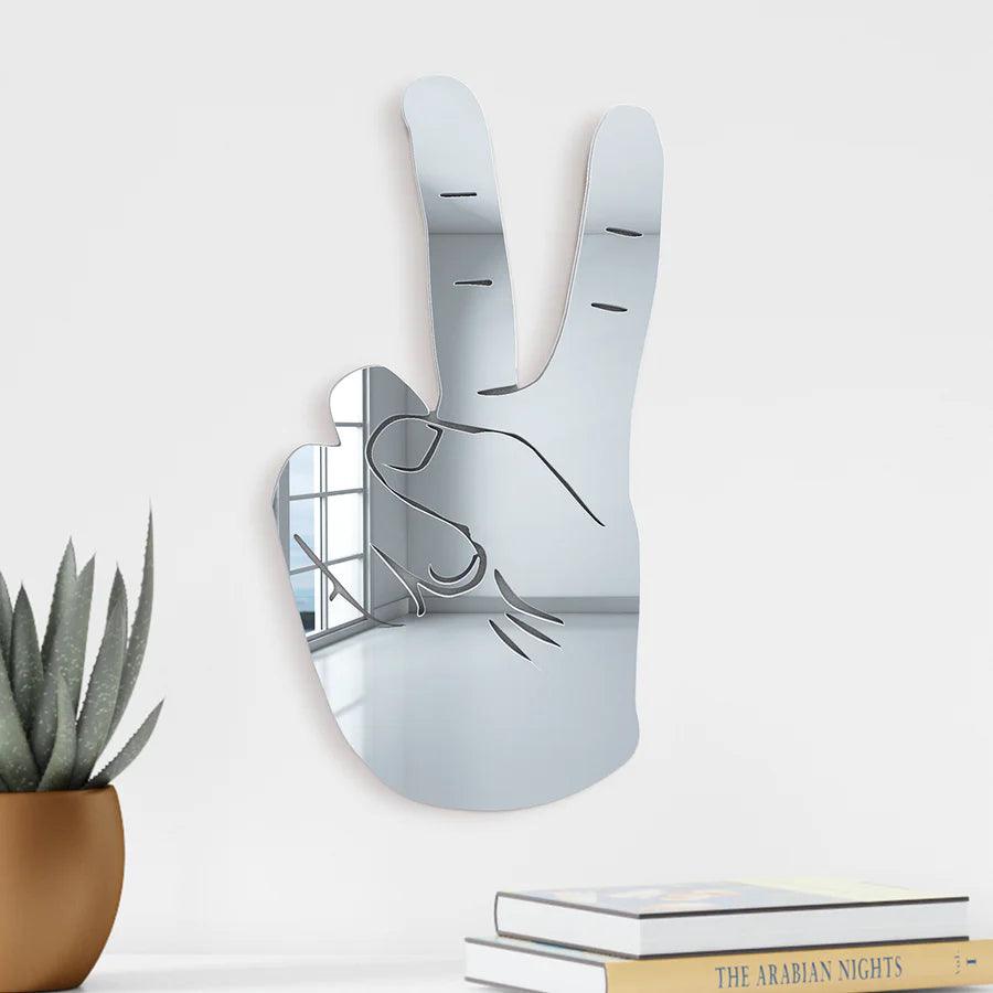 Peace Sign Hand Silhouette Wall Decor - FYLZGO Signs