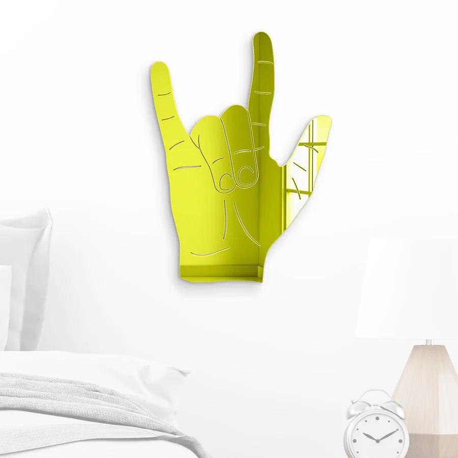 I Love You Sign Language Decorative Wall Mirror - FYLZGO Signs