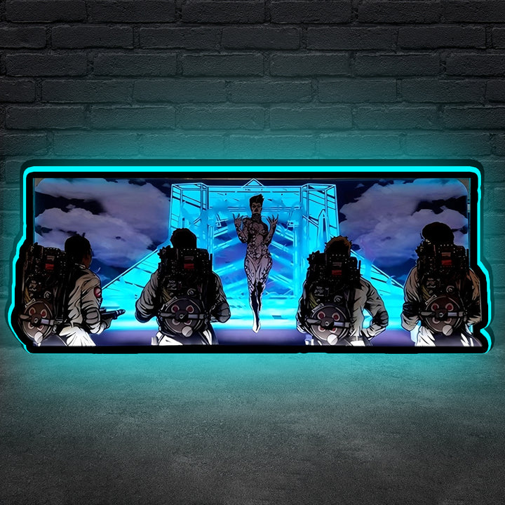 Ghostbusters Inspired Pinball Topper LED Lightbox,  3D Printed Lightbox Rock Your Game