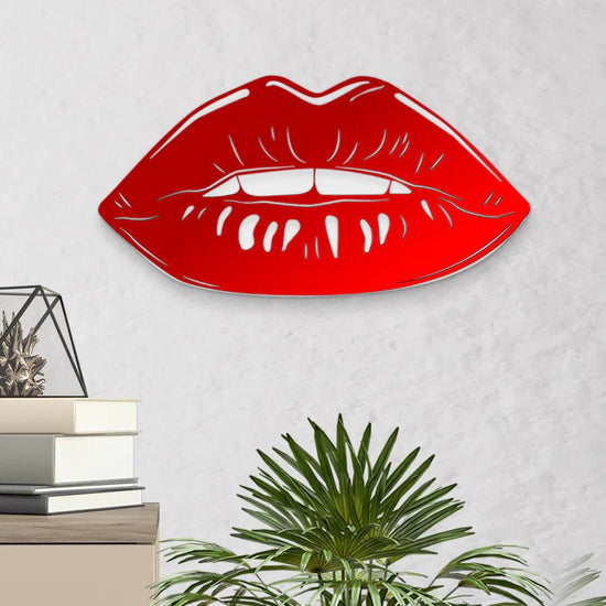 Lips Mirror Art Decor - FYLZGO Signs