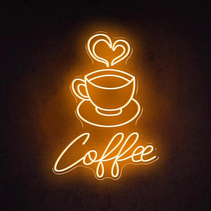 Coffee Love Business Neon Sign - FYLZGO Signs