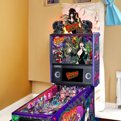 Elvira's House of Horrors Pinball Top LED Light Box Embrace the Ghost - FYLZGO Signs