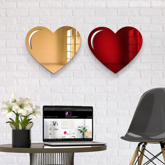 Love Shape Mirror Decor - FYLZGO Signs