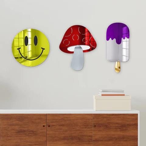 Mushroom Wall Mirror - FYLZGO Signs