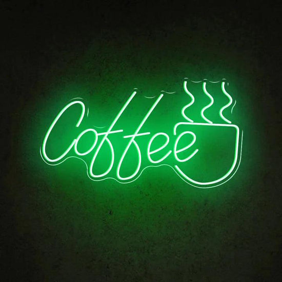 Hot Coffee Business Neon Sign - FYLZGO Signs