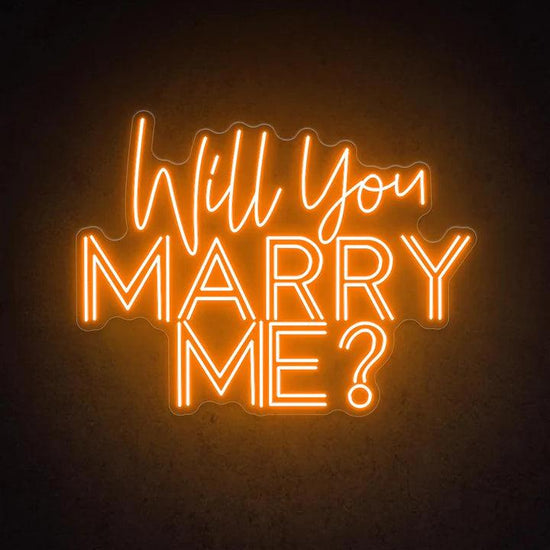 Will You Marry Me? Neon Sign - FYLZGO Signs