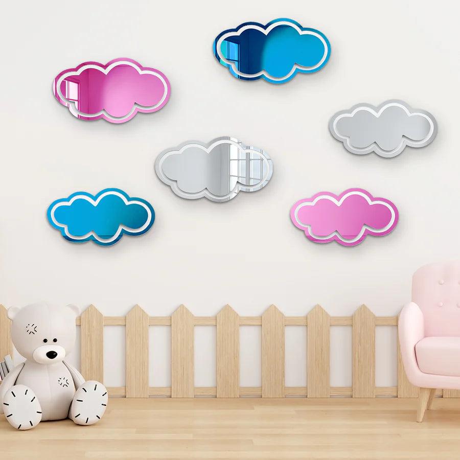 Clouds (Set of Two) Mirror - FYLZGO Signs