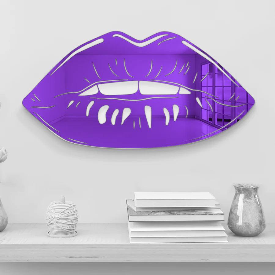 Lips Mirror Art Decor - FYLZGO Signs