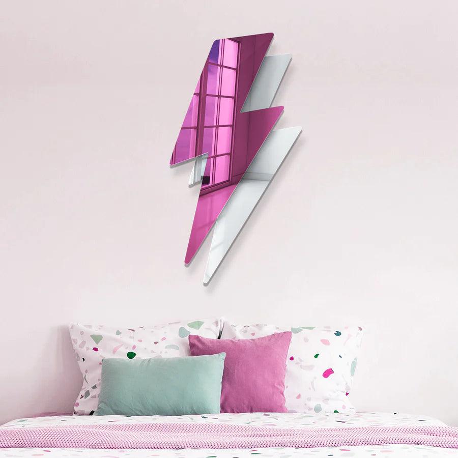 Lightning Bolt Mirror Decor - FYLZGO Signs