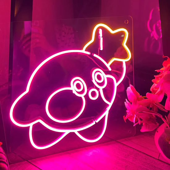 Kirby Star Neon Signs