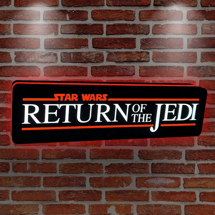 Star Wars Return Of The JEDI 3D Printed Lightbox Handmade,  Star Wars Led Wall Sign, Gift for Star Wars Fans