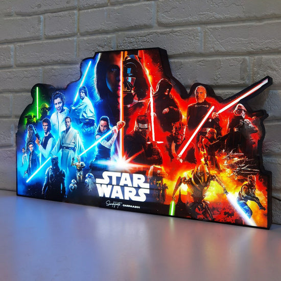 Star Wars Pinball LED Lightbox, Star Wars Pinball Topper, USB powered and with Dimming Function, design for Stern Star Wars Pinball