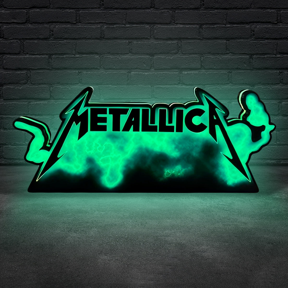 The Metallica Pinball LED Lightbox, The Metallica Pinball Topper, USB powered and with Dimming Function, design for Stern Pinball