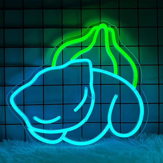 Pokemon Bulbasaur Neon Sign Cartoon Design Gift for Kids - FYLZGO Signs