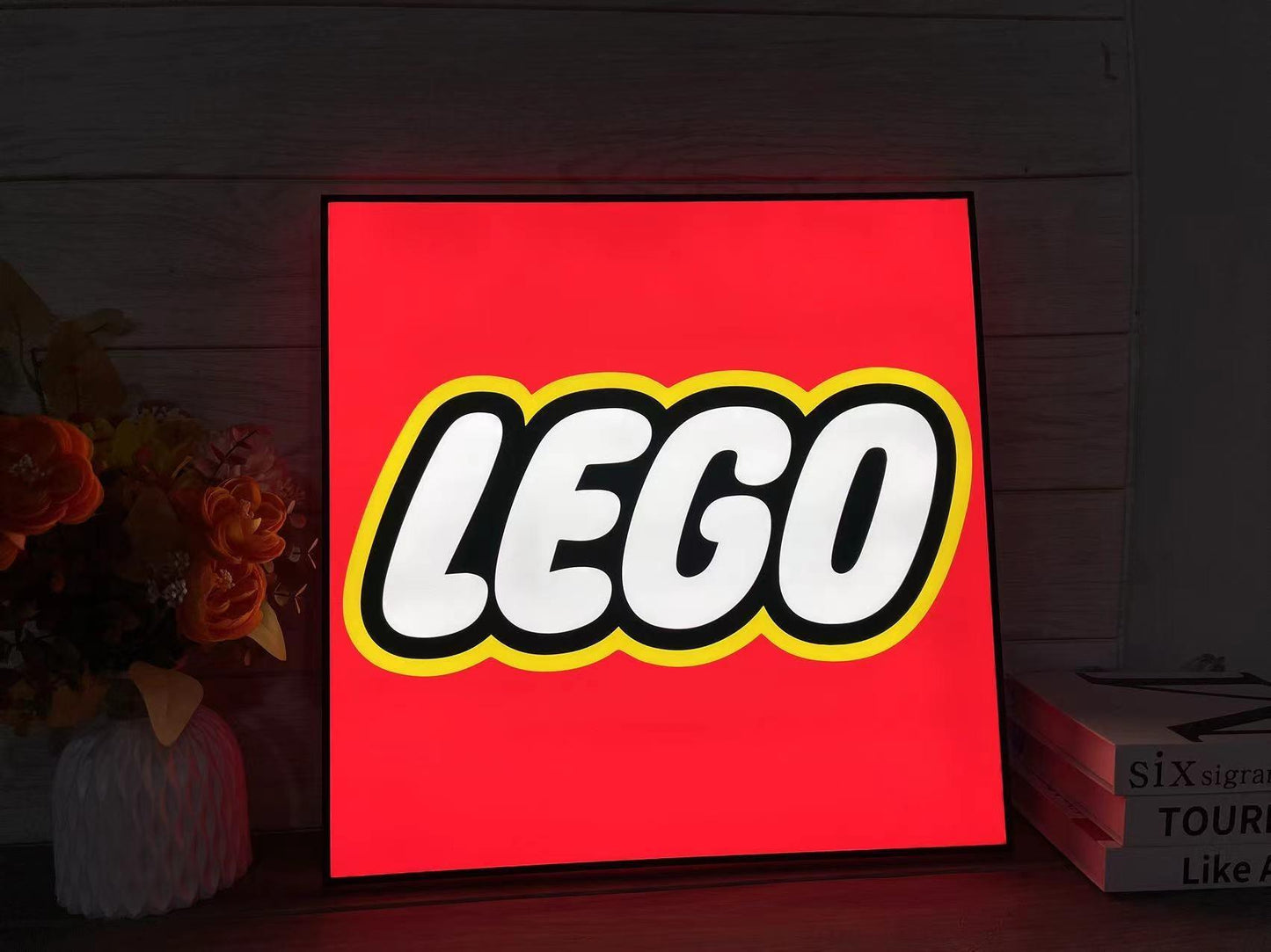 LEGO 3D LED LIGHT SIGN, funny gadgets, lamp, game room decoration light sign