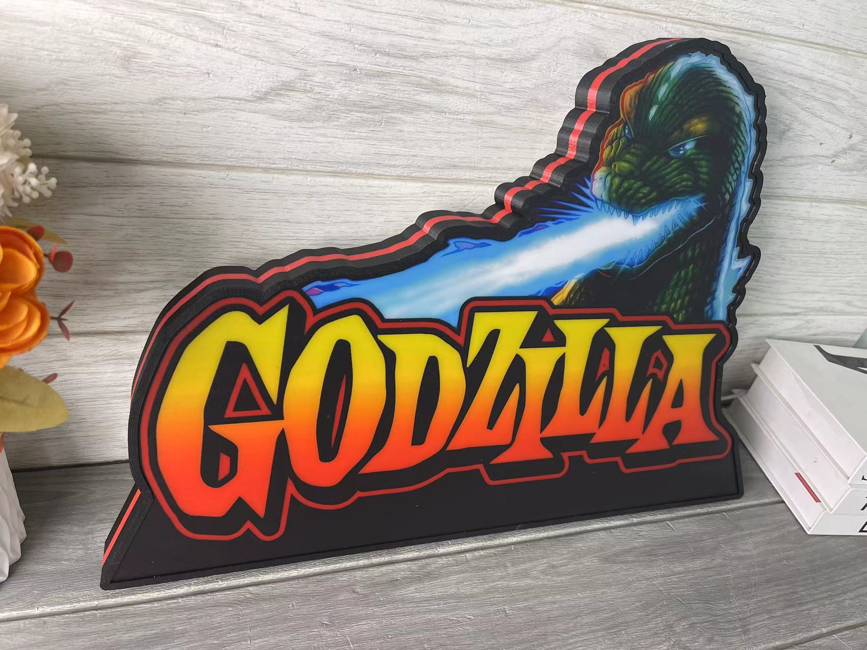 Godzilla Pinball Topper LED Light Box Dimmer Enhance Your Pinball Experience