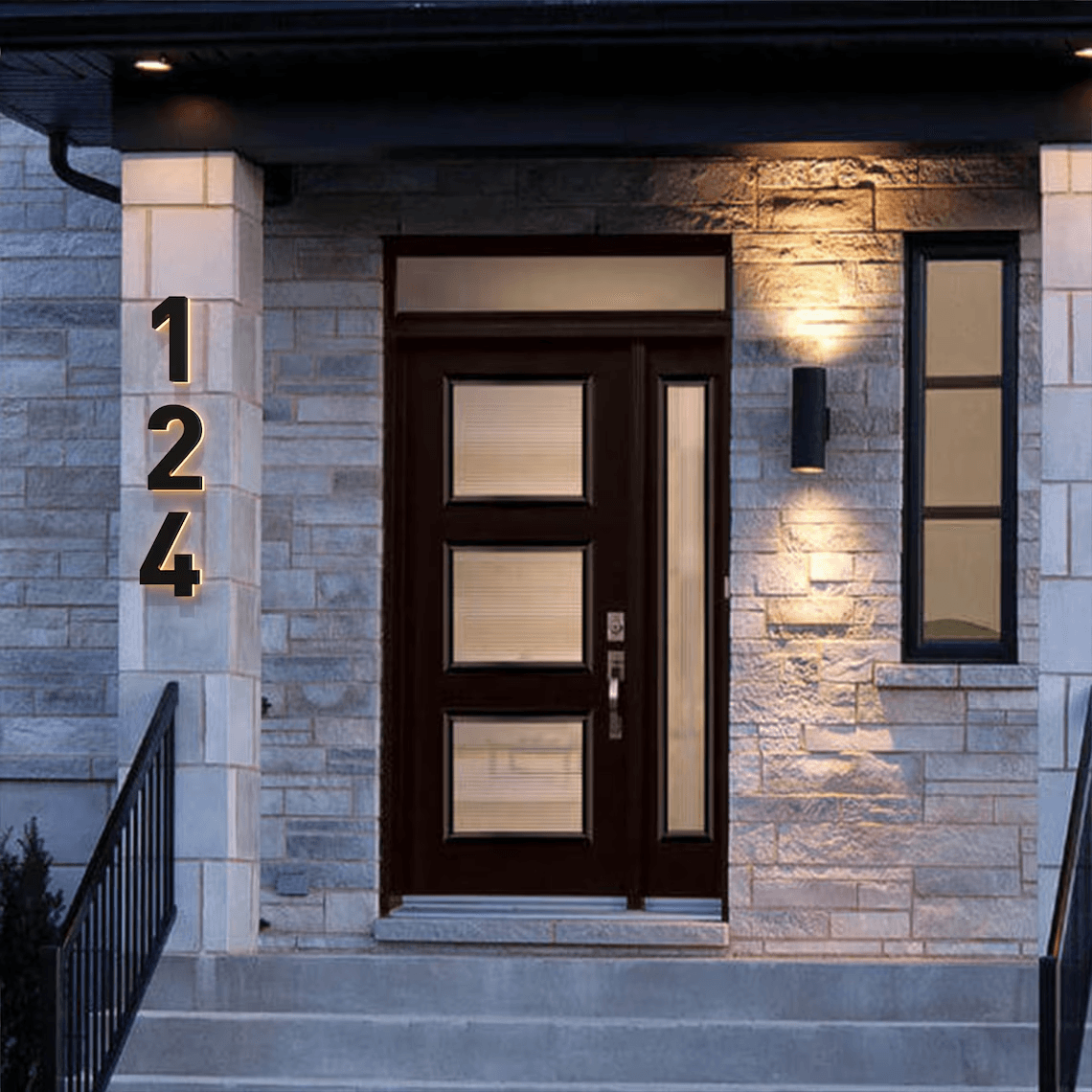 Led outdoor waterproof Backlit  LED House Address Numbers