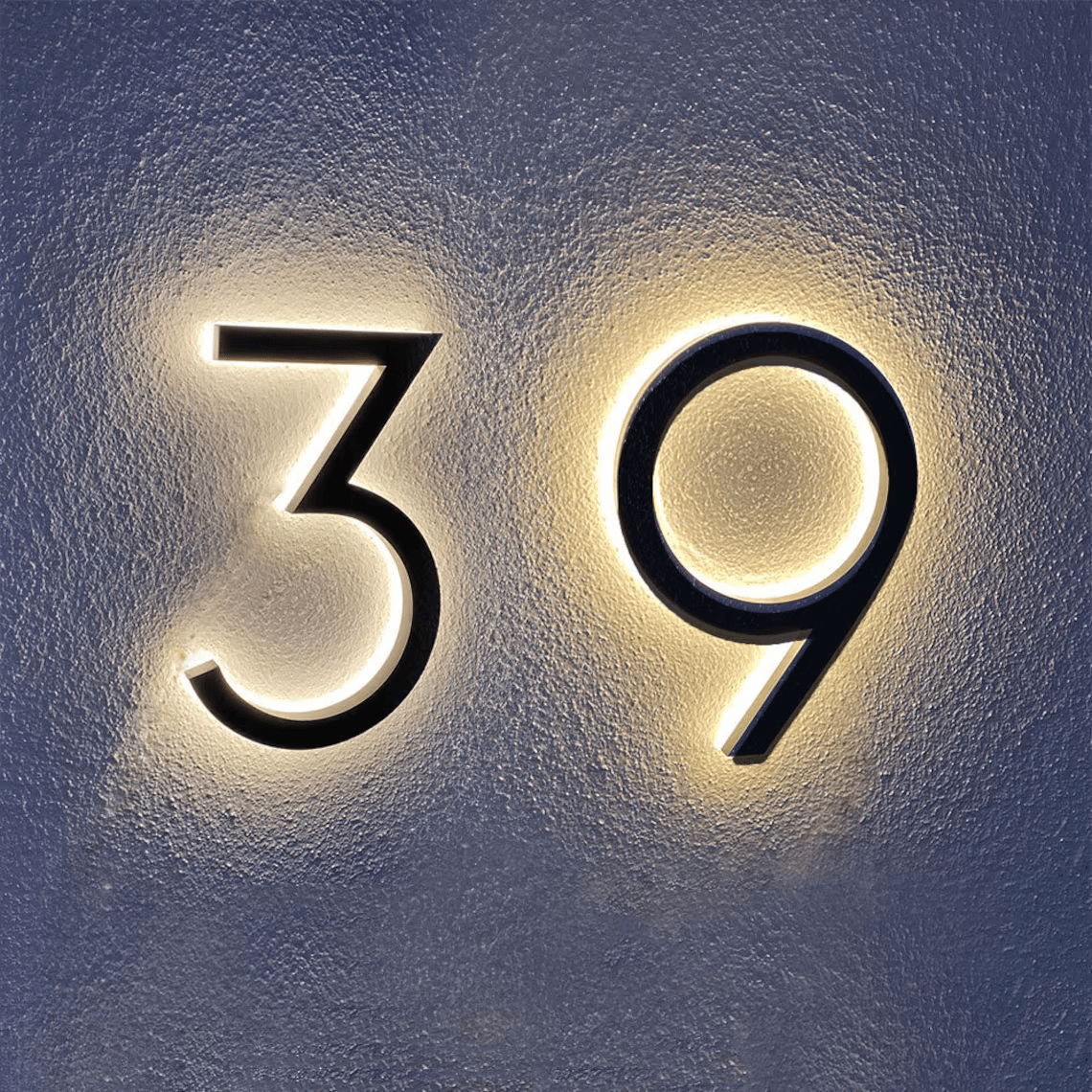 Led outdoor waterproof Backlit  LED House Address Numbers