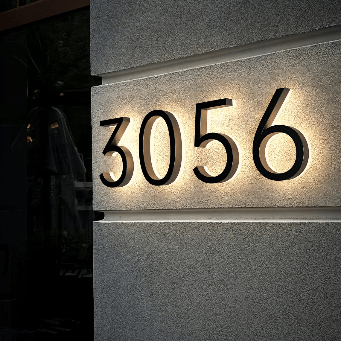 Led outdoor waterproof Backlit  LED House Address Numbers