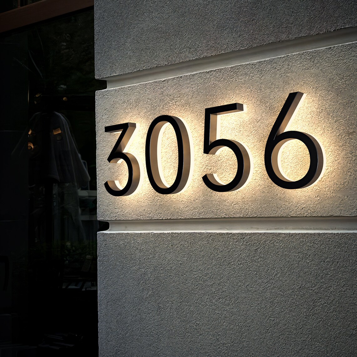 Custom Lighted address number