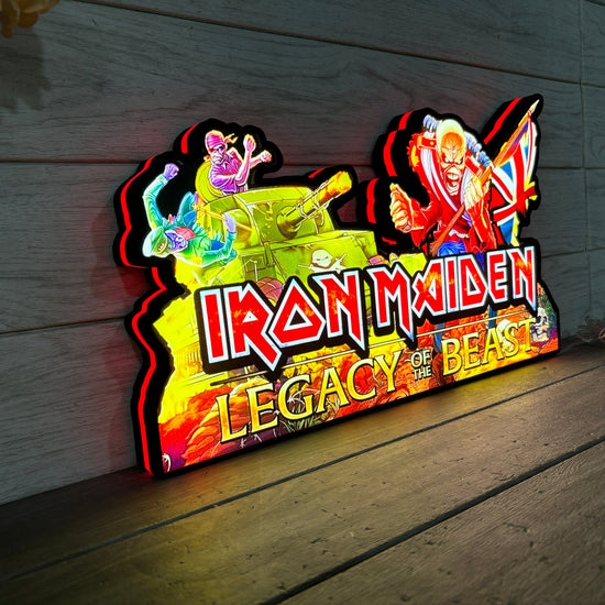 Iron Maiden Pinball Topper Lightbox LED Lightbox Unleash the Power