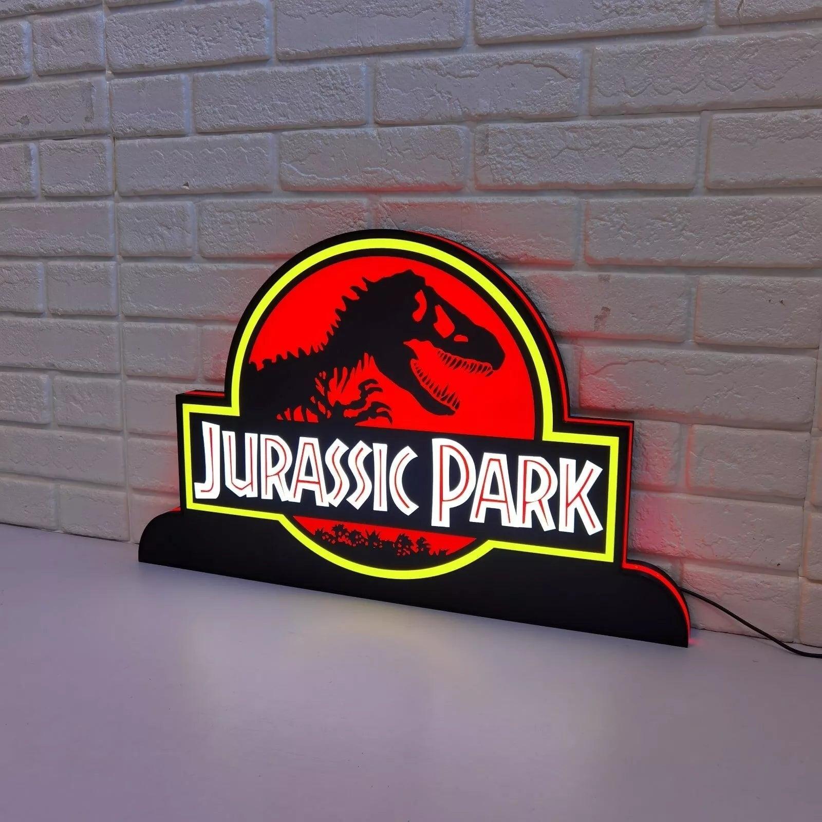 Boîte à lumière LED Jurassic Park Pinball Topper