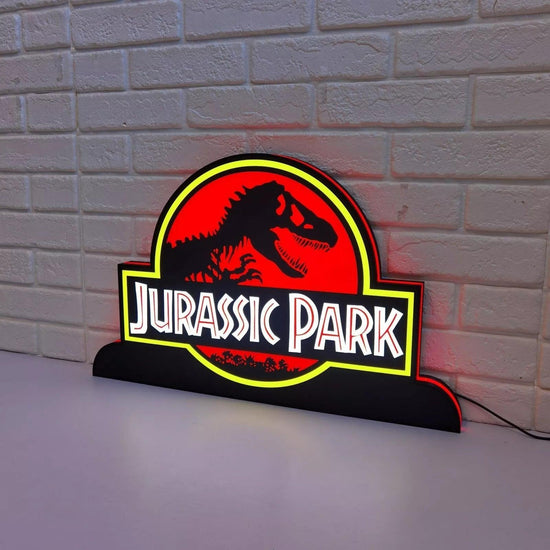 Jurassic Park Pinball Topper LED Lightbox