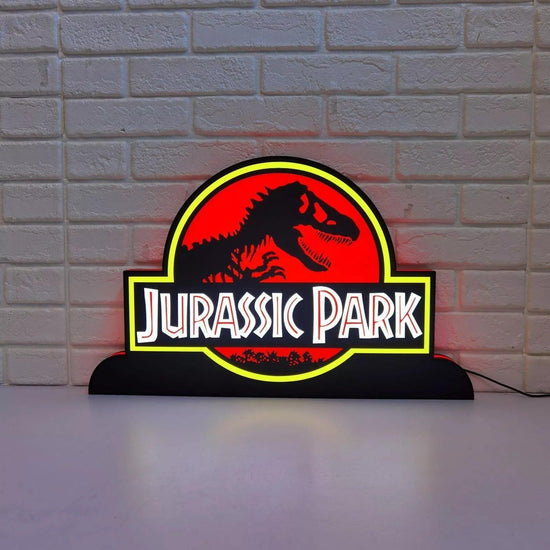 Jurassic Park Pinball Topper LED Lightbox