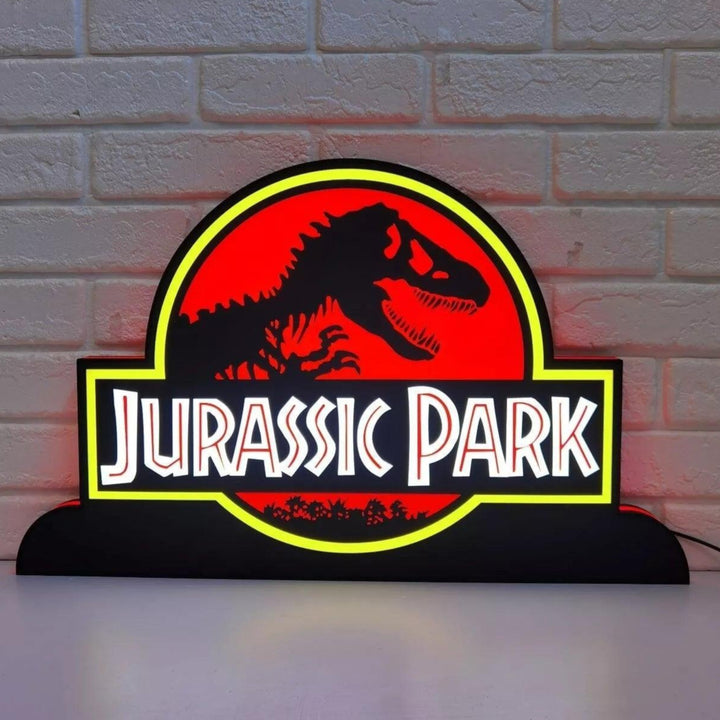 Jurassic Park Pinball Topper LED Lightbox