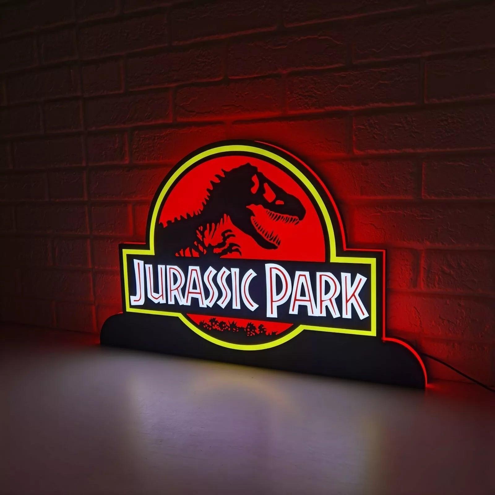 Boîte à lumière LED Jurassic Park Pinball Topper