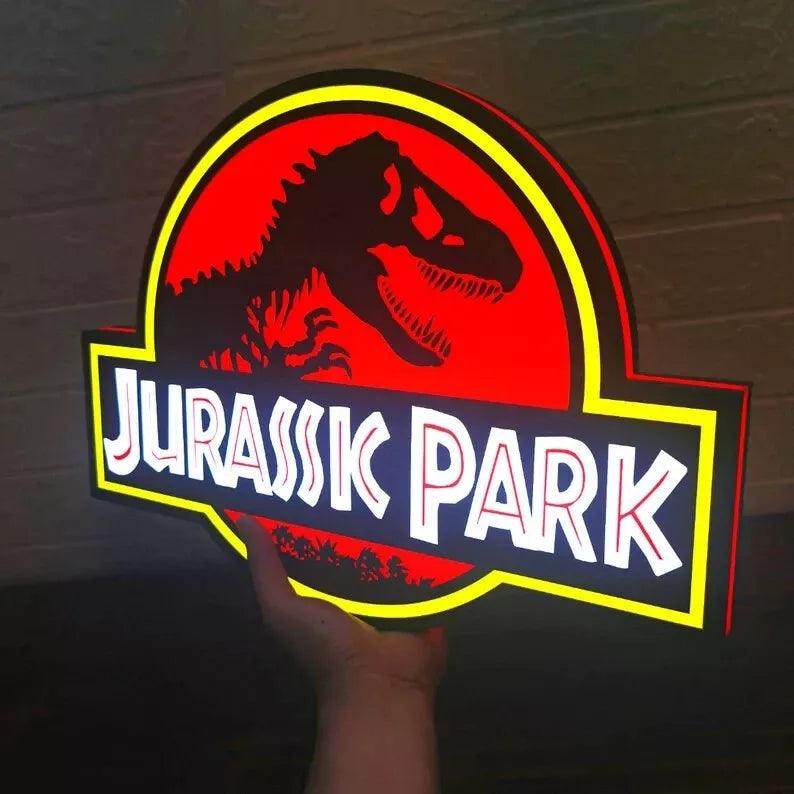 Jurassic Park Pinball Topper LED Lightbox