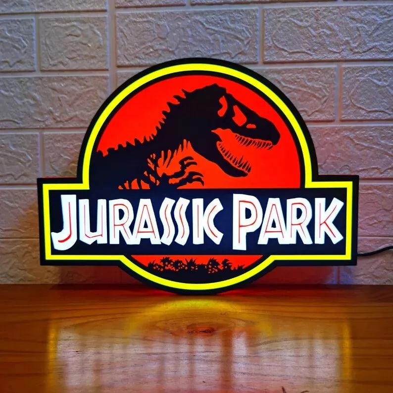 Boîte à lumière LED Jurassic Park Pinball Topper