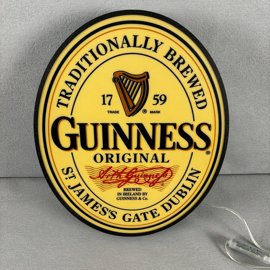 Guinness 3D printed lightbox logo led light box Bar Sign