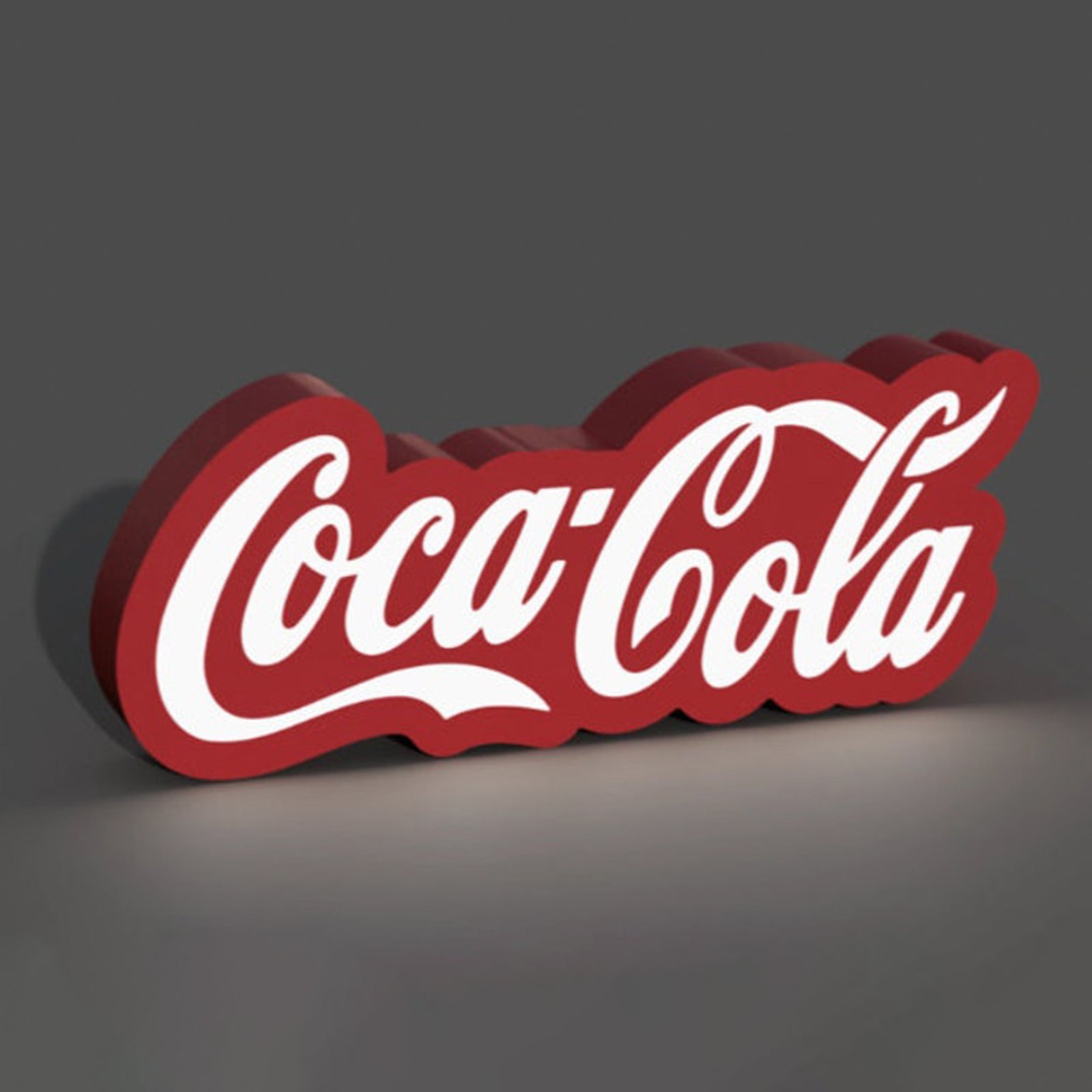 Coca Cola inspiré - Lampe LED LightBox / Enseigne