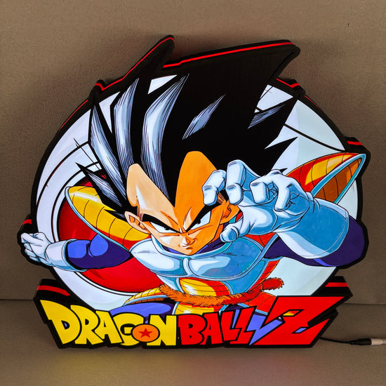 Dragonball Z 3D printed LED light box, USB powered, with dimming Man Cave