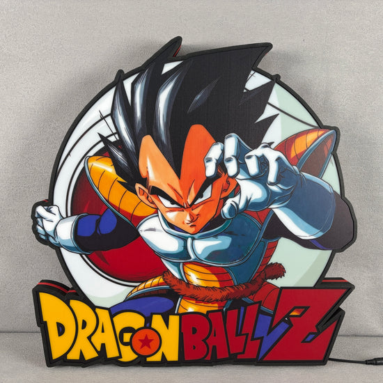 Dragonball Z 3D printed LED light box, USB powered, with dimming Man Cave