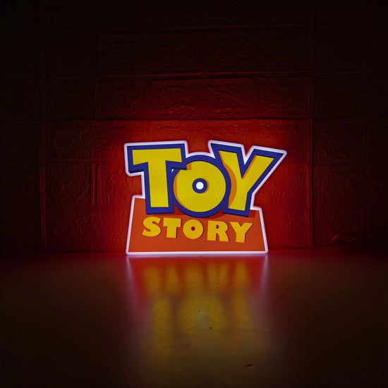 Toy Story Logo LED Sign 3D Printed Night Light with Dimmable Function