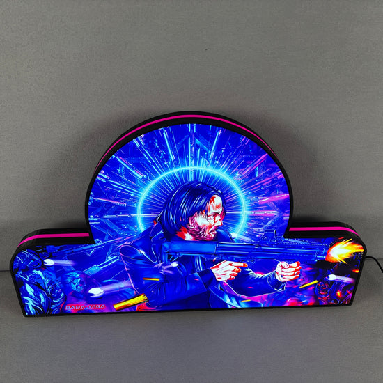 Ultimate John Wick Pinball Topper LED USB DIMMABLE Limited Edition