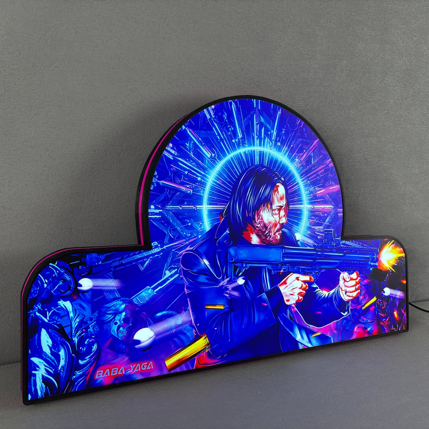 Ultimate John Wick Pinball Topper LED USB DIMMABLE Limited Edition