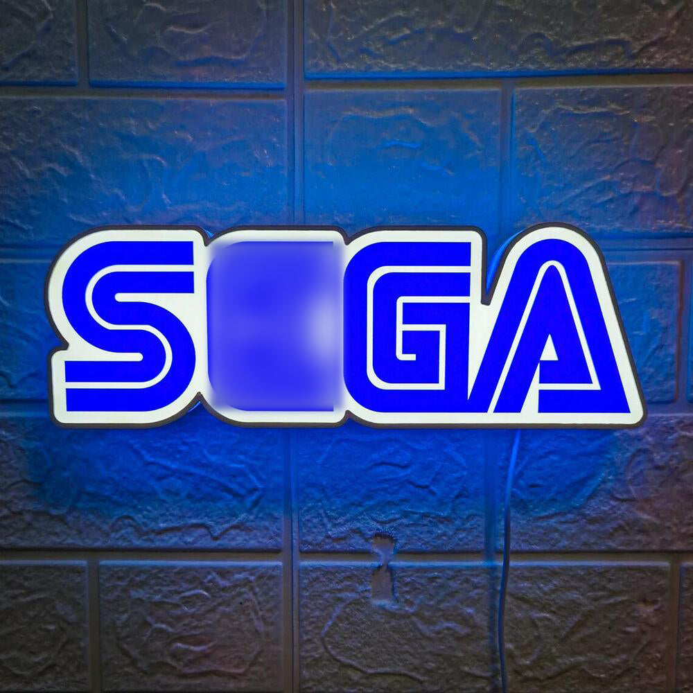 SEG Game Room Decoration Logo SEG CD, SEG Genesis, SEG Saturn and SEG 3D Lightbox