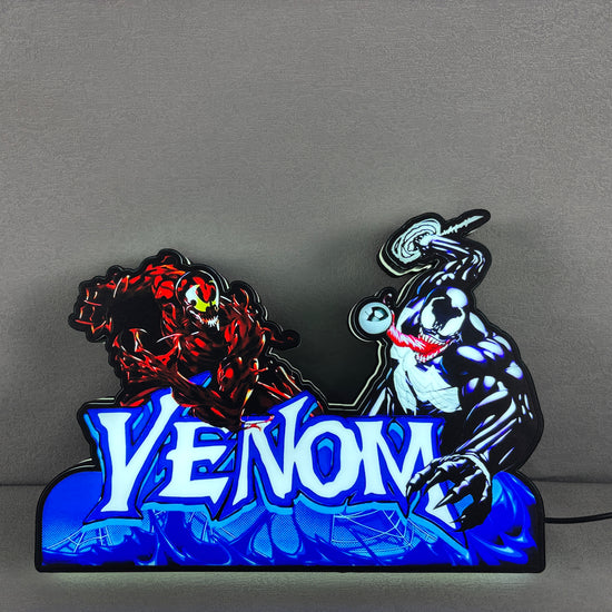 Venom Pinball Topper LED Light Box Fully Darkable USB Powered, Pinball Arcade Decor, Perfect for Game Room or Pinball Machine