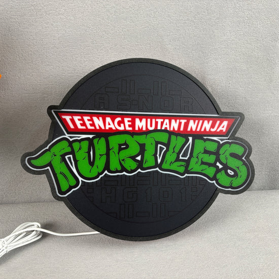 TMNT Teenage Mutant Ninja Turtles Shell Backpack 3D Lightbox Fully Dimmable USB Power Supply